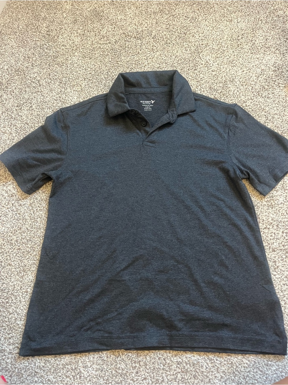 Old Navy boys Dark Gray Polo Shirt
